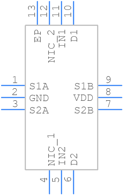 ADG836YCPZ-REEL7 - Analog Devices - PCB symbol