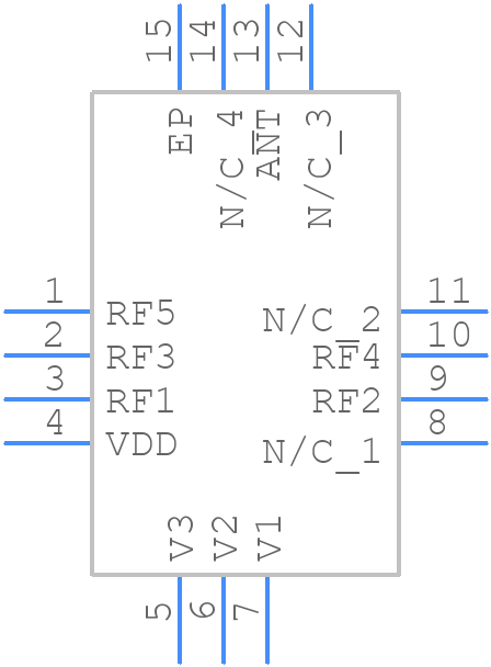 SKY13415-485LF - Skyworks - PCB symbol