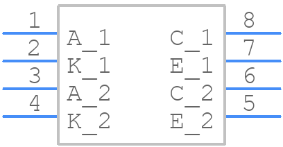 LTV-826S-TA1 - Lite-On - PCB symbol