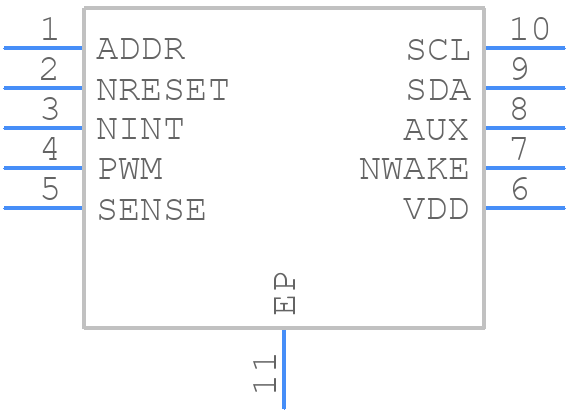 CCS811B-JOPR5K - ams OSRAM - PCB symbol