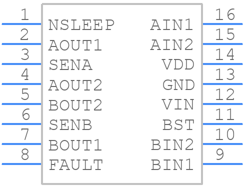 MP6507GF-P - Monolithic Power Systems (MPS) - PCB symbol