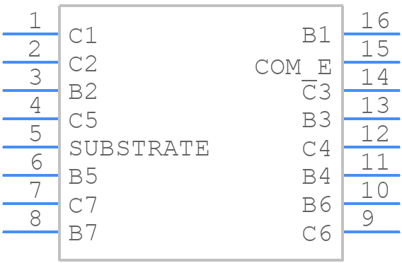 CA3081M - Renesas Electronics - PCB symbol