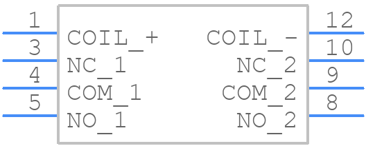 G6S-2G-DC12 - OMRON Electronics - PCB symbol