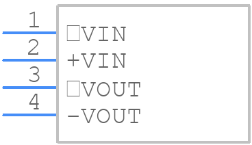 MGS1R51212 - Cosel - PCB symbol