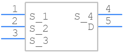 NVMFS5C456NLT3G - onsemi - PCB symbol