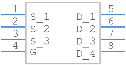 NVTFS5C454NLTAG - onsemi - PCB symbol