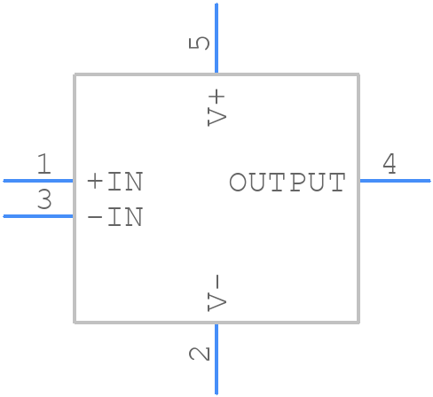 LM321MFX - Texas Instruments - PCB symbol