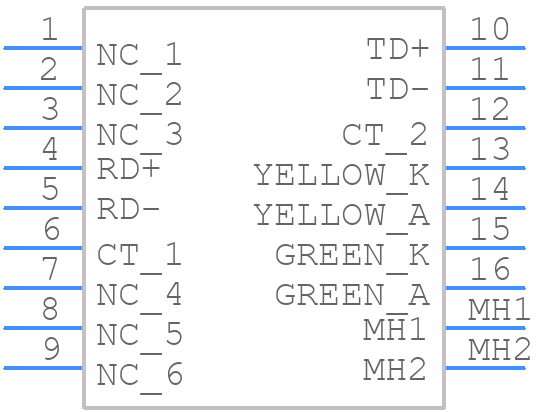 ARJP11C-MASD-AB-A-FM2 - ABRACON - PCB symbol