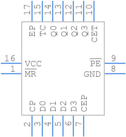 74LVC163BQ,115 - Nexperia - PCB symbol