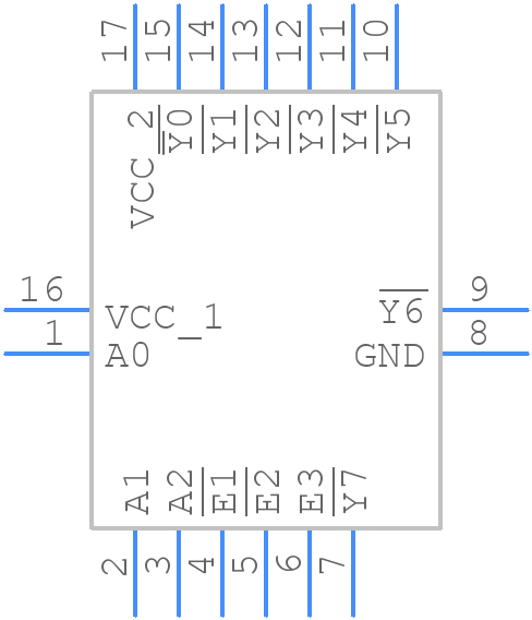 74LV138BQ,115 - Nexperia - PCB symbol