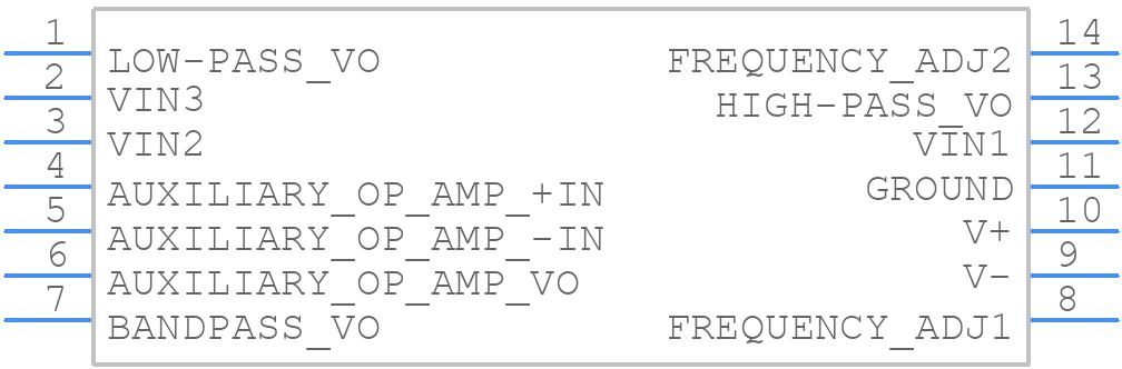 UAF42AP-1 - Texas Instruments - PCB symbol