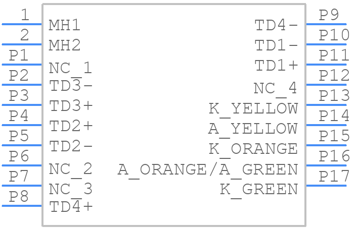 1-2301994-1 - TE Connectivity - PCB symbol