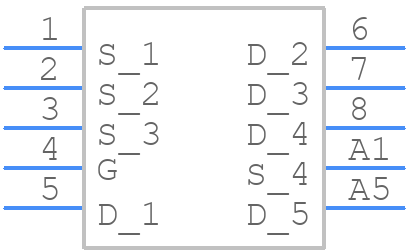 BSZ018NE2LS - Infineon - PCB symbol