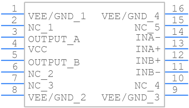 TCA0372DM2ELG - onsemi - PCB symbol