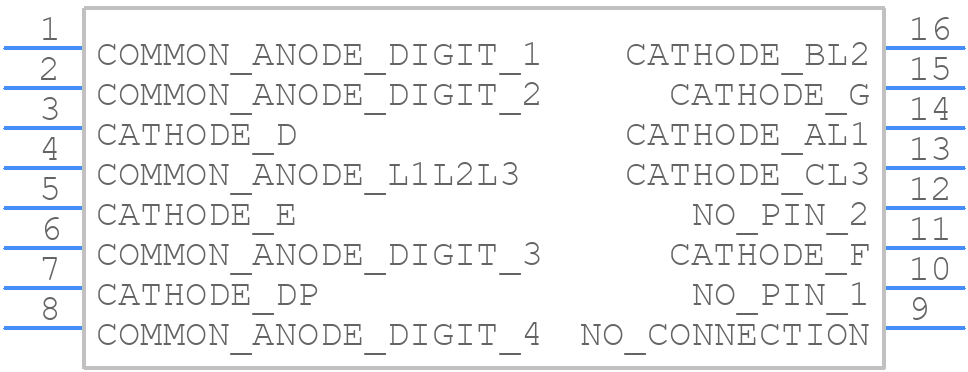 LTC-4627WC - Lite-On - PCB symbol