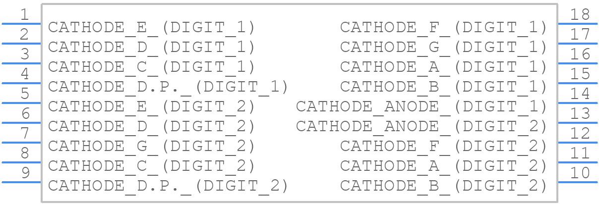 LTD-5521AE - Lite-On - PCB symbol
