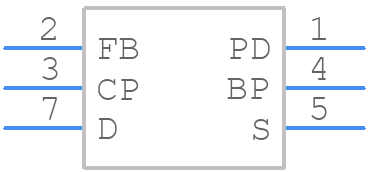 LNK6666E - Power Integrations - PCB symbol