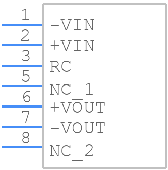 MGS6123R3 - Cosel - PCB symbol