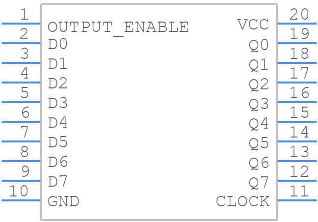 MC74HC574ADTR2G - onsemi - PCB symbol