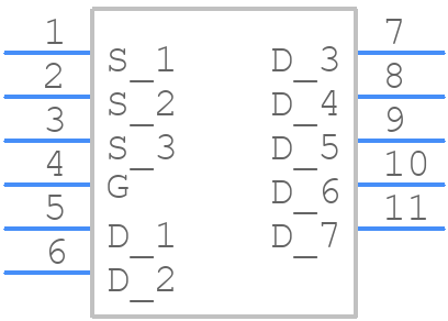 AON7508 - Alpha & Omega Semiconductors - PCB symbol