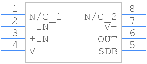 LMV762MAX/NOPB - Texas Instruments - PCB symbol