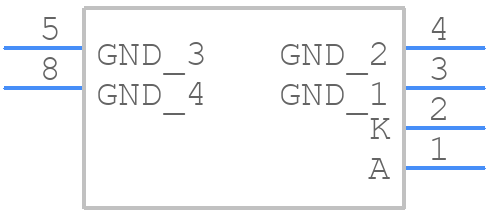 HFBR-2521ETZ - Avago Technologies - PCB symbol