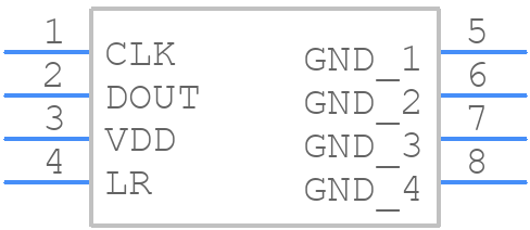 MP34DT05TR-A - STMicroelectronics - PCB symbol