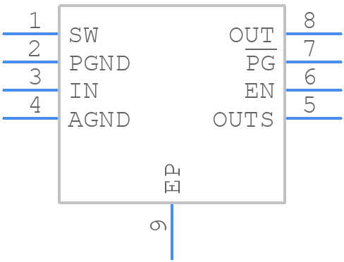 MIC2875-5.0YMT-T5 - Microchip - PCB symbol