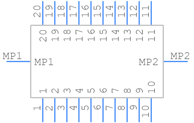 BM24-20DS/2-0.35V(53) - Hirose - PCB symbol