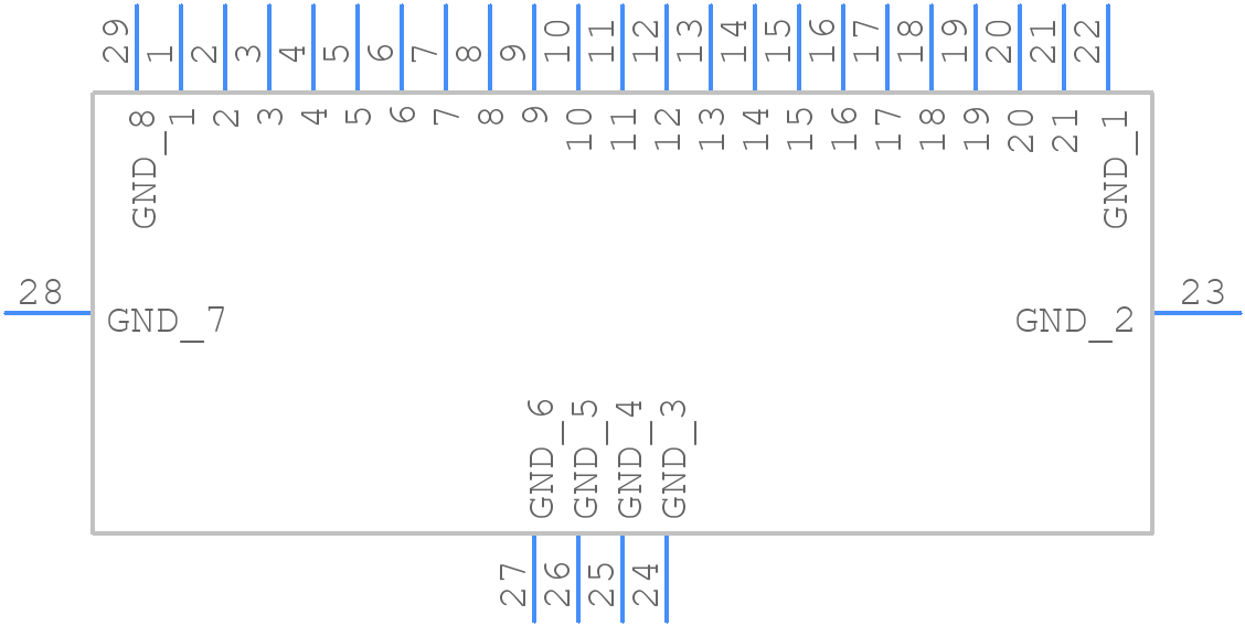 FI-RE21S-HF-R1500 - JAE - PCB symbol