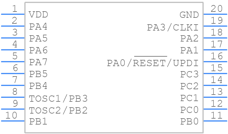 ATTINY816-SFR - Microchip - PCB symbol