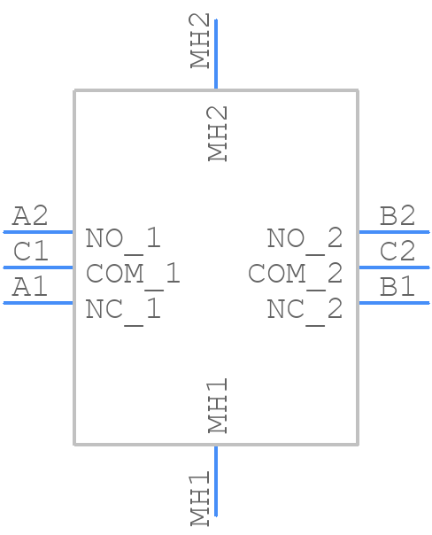 PVB6 EE 300 NS LFS - C & K COMPONENTS - PCB symbol