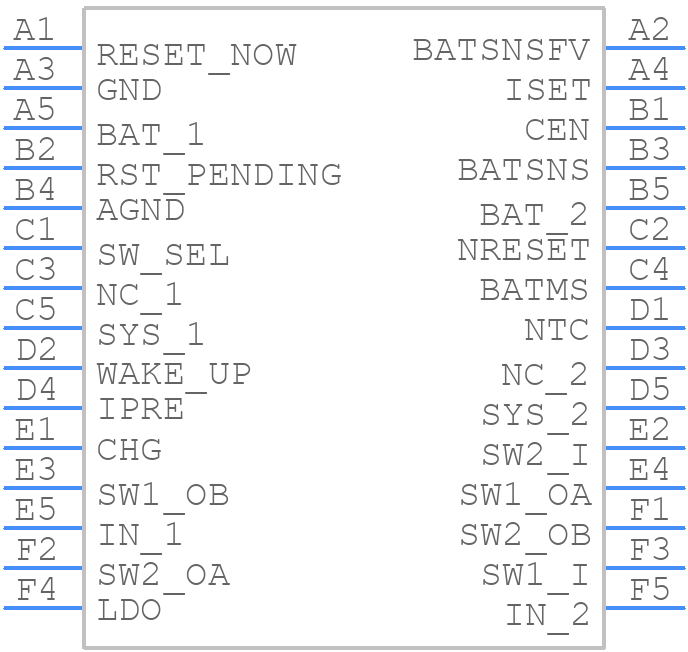 STBC02AJR - STMicroelectronics - PCB symbol