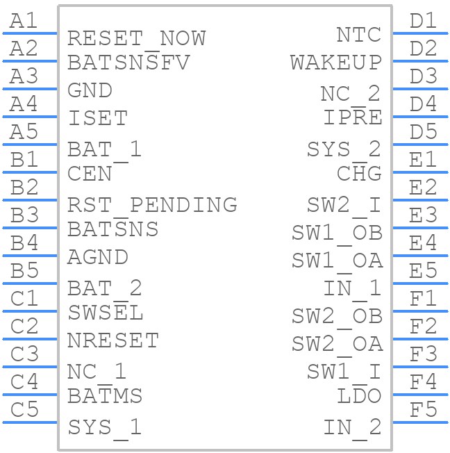 STBC02JR - STMicroelectronics - PCB symbol