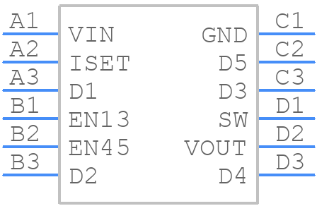 STLED25JR - STMicroelectronics - PCB symbol