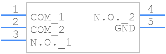 B3F-1155 - OMRON Electronics - PCB symbol
