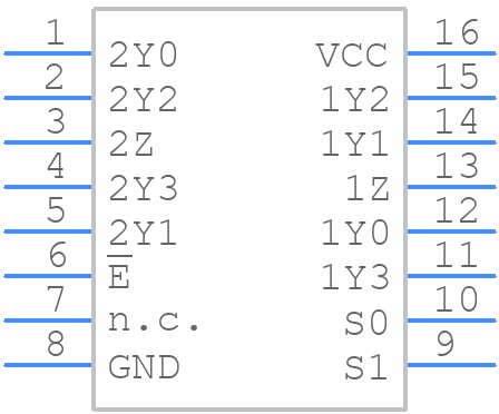74HC4852PW,118 - Nexperia - PCB symbol