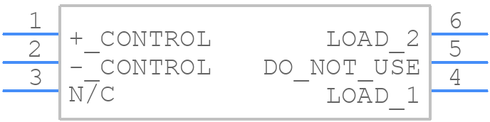 LCA110 - CLARE - PCB symbol