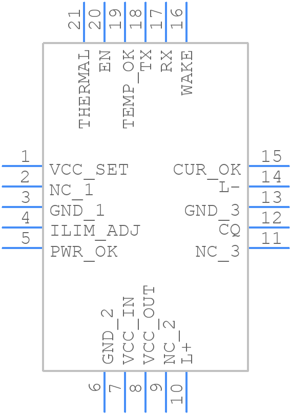 SN65HVD101RGBR - Texas Instruments - PCB symbol