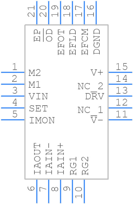 XTR300AIRGWTG4 - Texas Instruments - PCB symbol