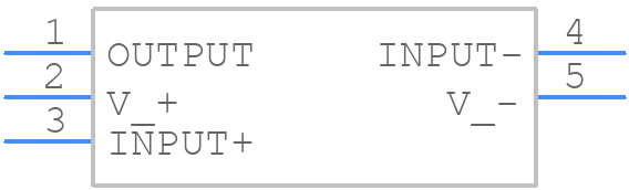 LMC7101BIM5X - Texas Instruments - PCB symbol