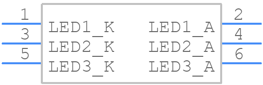 L-4060XHA/3GD - Kingbright - PCB symbol