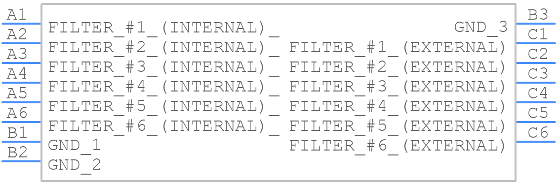 CM1457-06CP - onsemi - PCB symbol