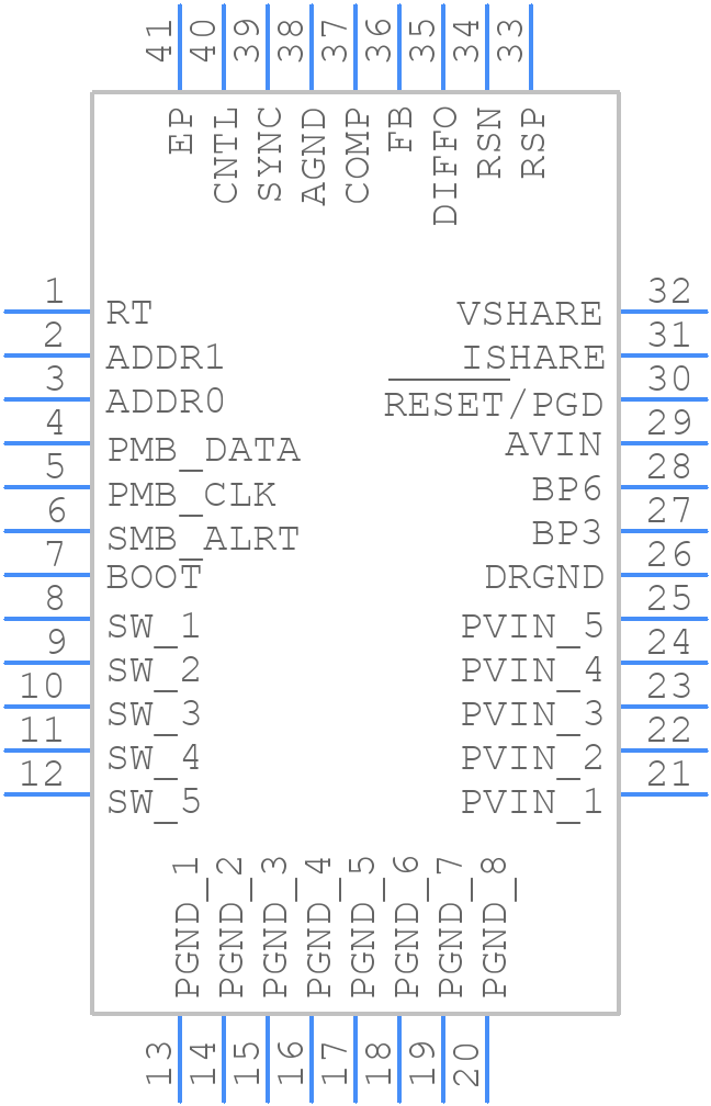 TPS546C23RVFR - Texas Instruments - PCB symbol