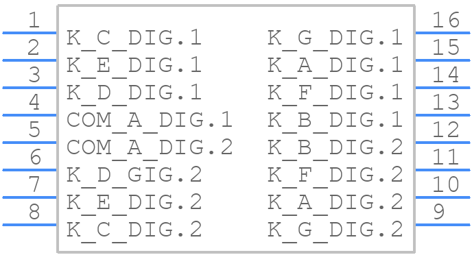 LDD-A402NI - Lumex - PCB symbol