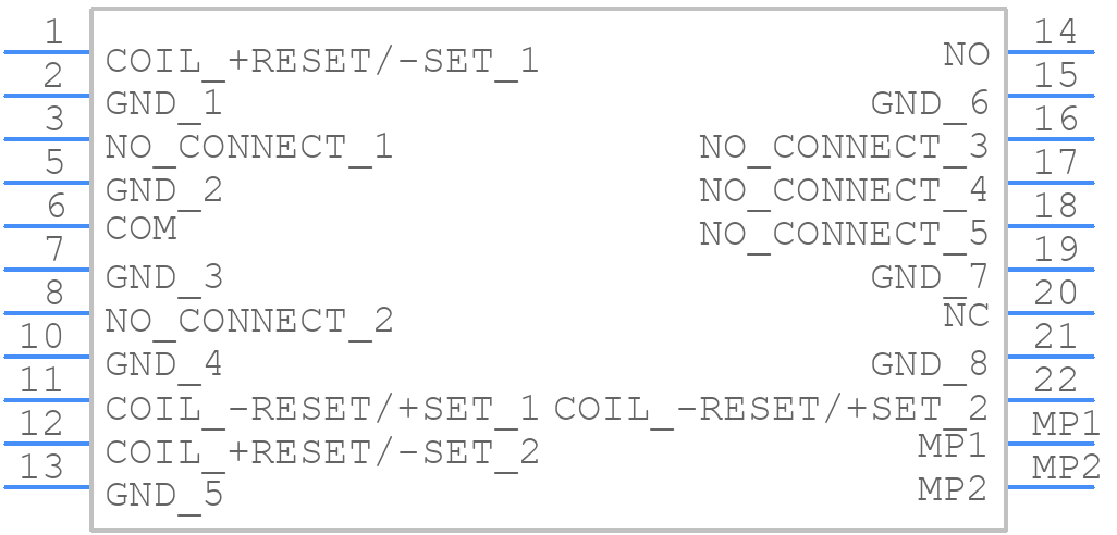 HF3 93S - TE Connectivity - PCB symbol