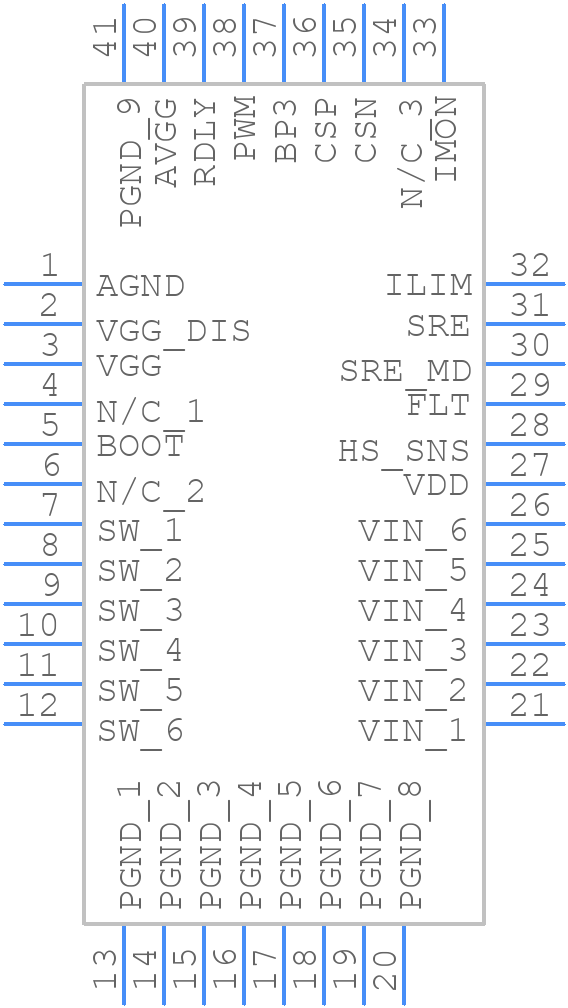 UCD74120RVFR - Texas Instruments - PCB symbol