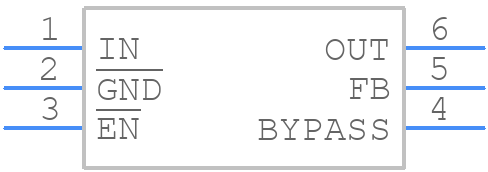 TPS79101DBVRG4Q1 - Texas Instruments - PCB symbol