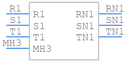 NRJ6HF-AU - Neutrik - PCB symbol