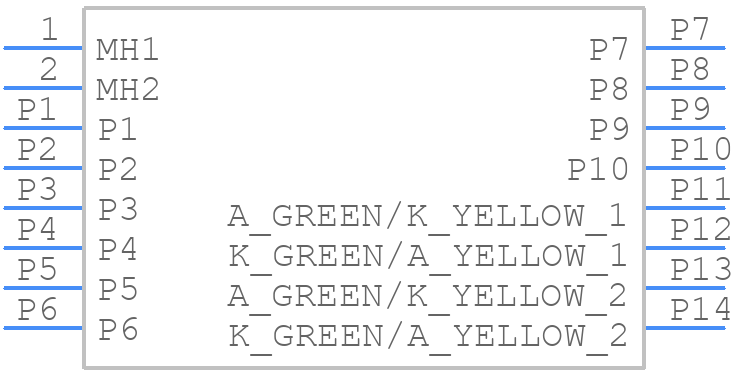 1-2301994-2 - TE Connectivity - PCB symbol